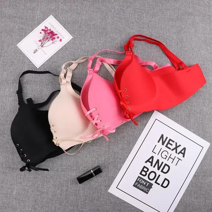 Bezšvová podprsenka Sexy pre ženy módna Push Up Lingerie bez drôtu Bralette bavlnená tielko spodná bielizeň