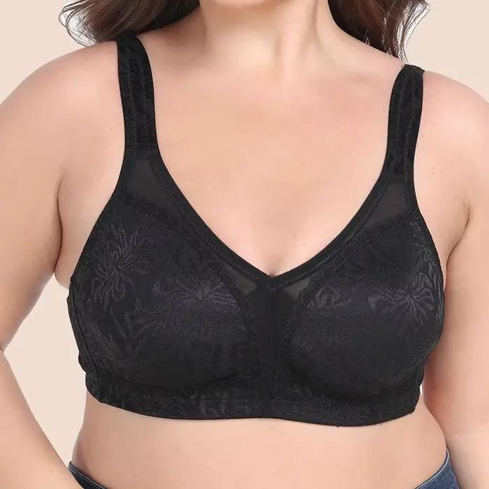Soutiens-gorge pour femmes Lingerie grande tasse soutien Bralette sans fil Sexy brassière BH hauts grande taille B C D E F G H tasse