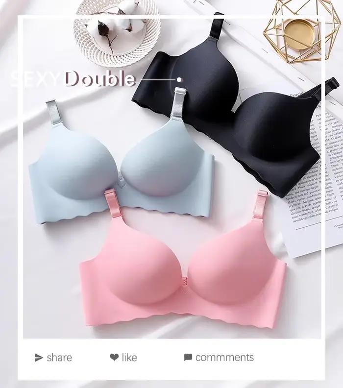 Soutien-Gorge Sexy Corset sans fil une pièce sous-vêtements respirants rassembler Soutien-Gorge Push Up pour femmes Lingerie sans couture Bralette Soutien Gorge
