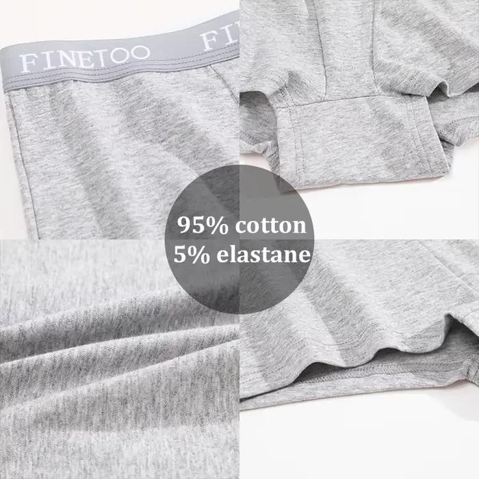 FINETOO sous-vêtements pour femmes pantalons à quatre coins culottes confortables antibactériennes entrejambe culotte respirante sport courte culotte Sexy
