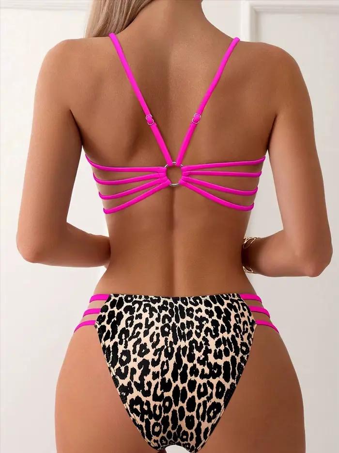 Sexy leopardový mikrobikini 2026 pre ženy