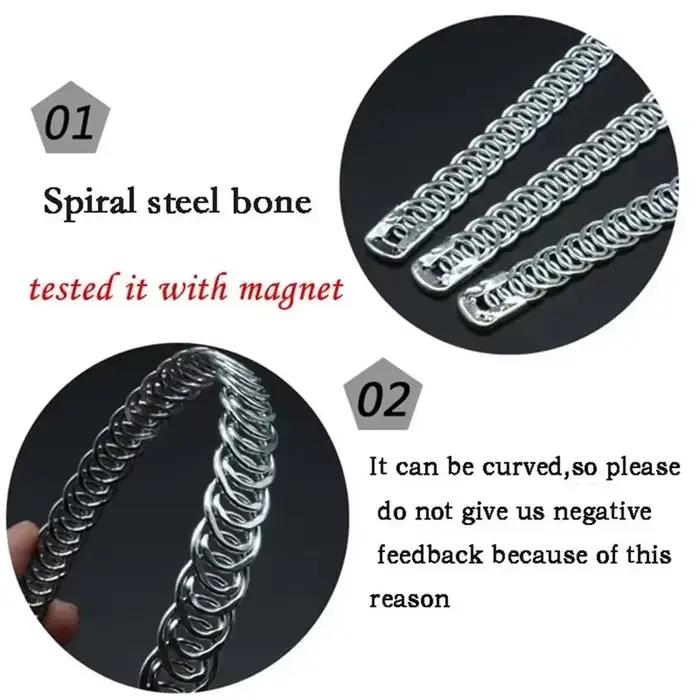 Corset sous le buste 18 spirale acier désossé corps Shaper femme Sexy taille contrôle Long torse taille Cincher Corselet haut