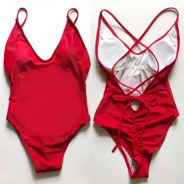 Sexy vypchávkové jednodielne plavky pre ženy 2025 nové Bikiny