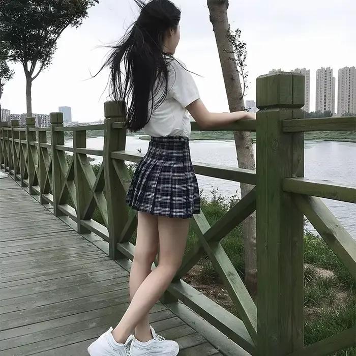 Harajuku 0 plisovaná sukňa pre ženy