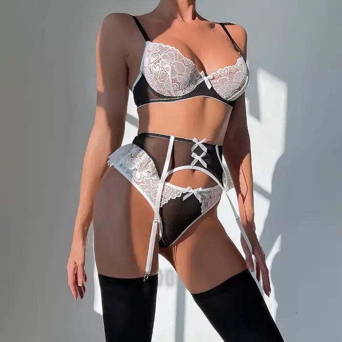 Ensembles de lingerie sexy pour femmes, olympiques de batterie, lingère, sous-vêtements pour femmes, tenue sexy, vêtements pour femmes
