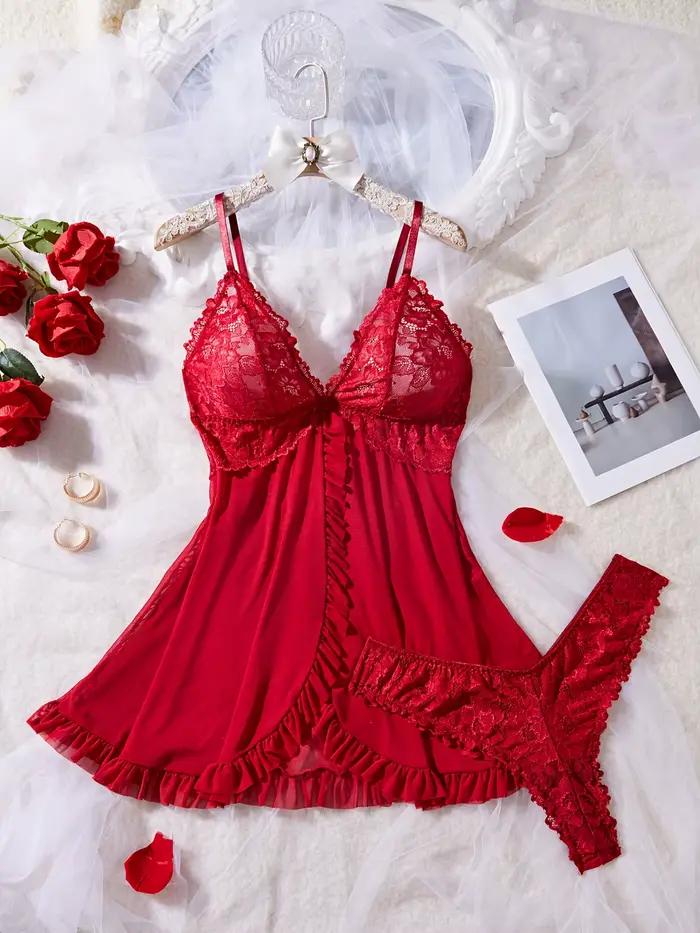 Sexy čipkovaná lingerie sada pre ženy