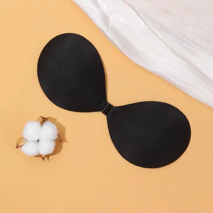 Soutien-gorge invisible push-up sexy pour femme, auto-adhésif en silicone, sans couture, fermeture avant, sans bretelles, sans dos