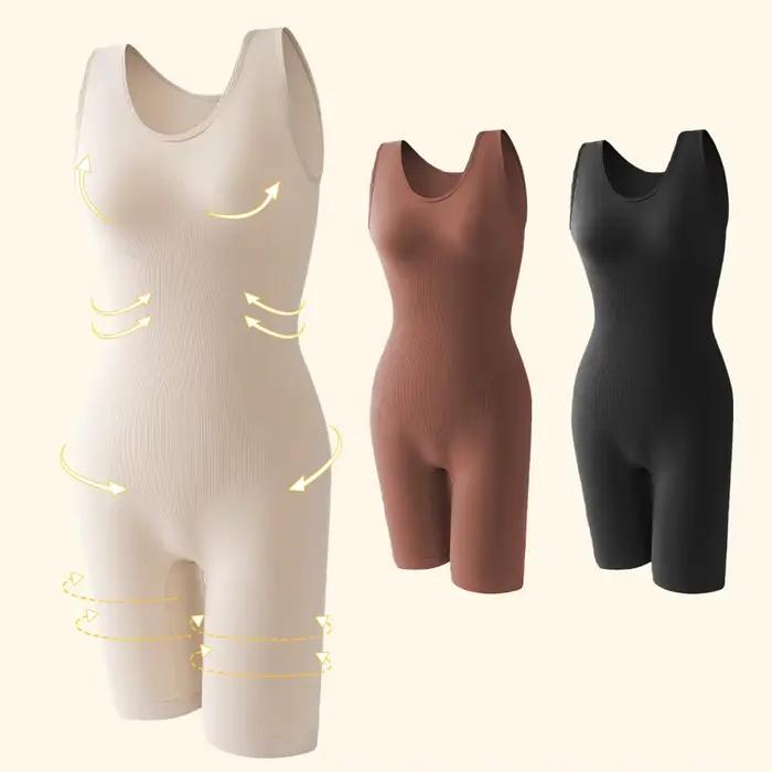 1 pièce façonnant Shapewear Body serré corps Shaper haut noir