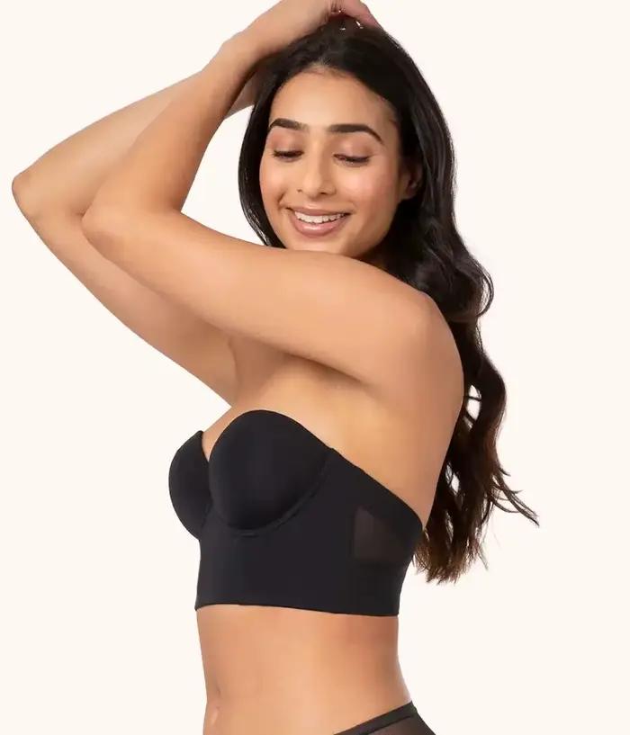 Soutien-gorge banrib convertible antidérapant pour femme, soutien-gorge dos nu, soutien-gorge sans bretelles, soutien-gorge push-up invisible, sous-vêtements coordonnants