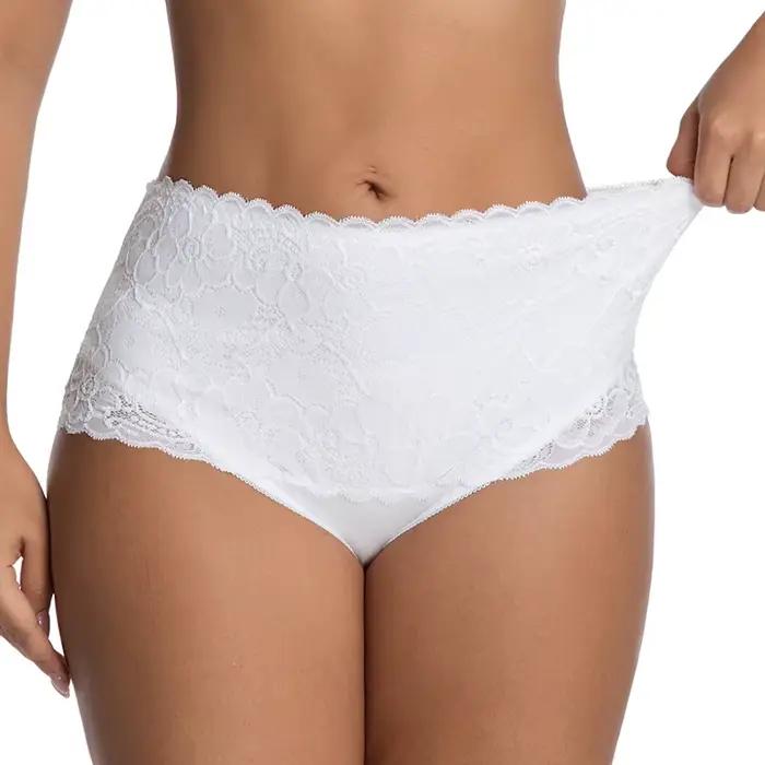 TrowBridge nouvelle grande taille femmes culottes taille haute dentelle femme slips Sexy Lingerie taille ue extensible confortable respirant culotte