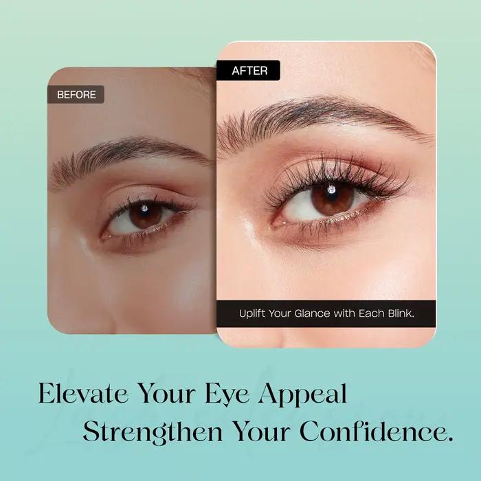 Faux cils clusters en cheveux synthétiques naturellement longs à offrir pour femmes occasions spéciales