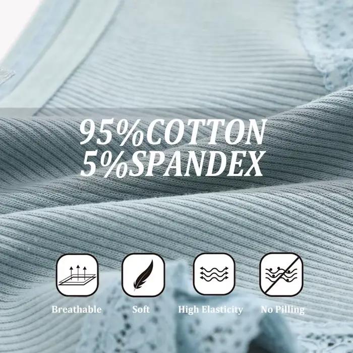 3 pièces/ensemble femmes coton culottes Sexy taille basse dentelle culotte brésilienne évider doux respirant Lingerie femme arc sous-vêtements S-XL