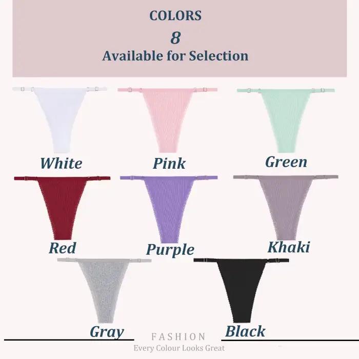 String sexy en coton avec ceinture ajustable pour femme, culotte sans couture, respirant, taille basse, lingerie féminine, doux, solide, document, intime