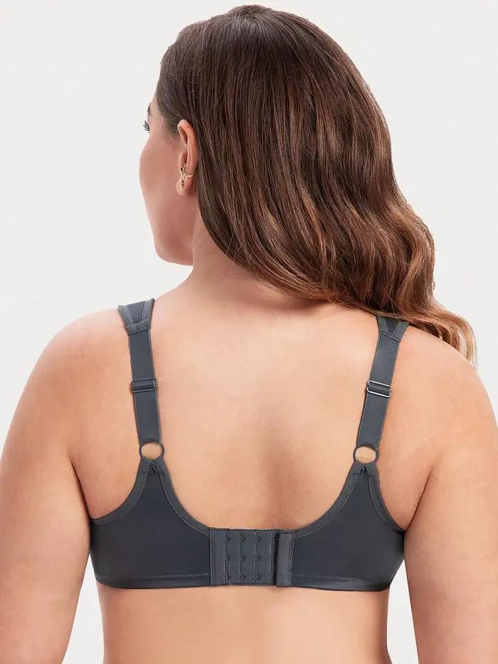 MELENECA Soutien-gorge à armatures à couverture complète pour femme, minimiseur, grande taille, dentelle, sangle coussin confortable