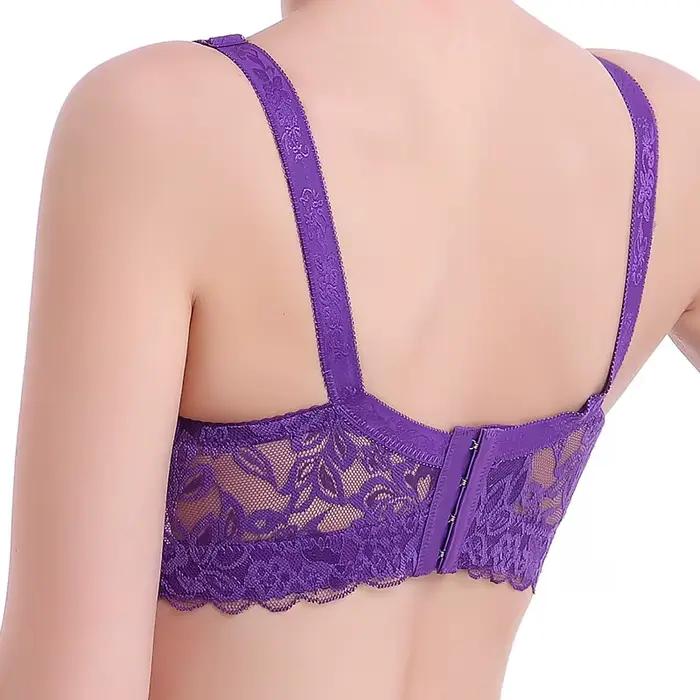 Hot Full Cup sous-vêtements fins petit soutien-gorge grande taille sans fil réglable dentelle femmes soutien-gorge cache-sein B C D tasse grande taille soutiens-gorge en dentelle
