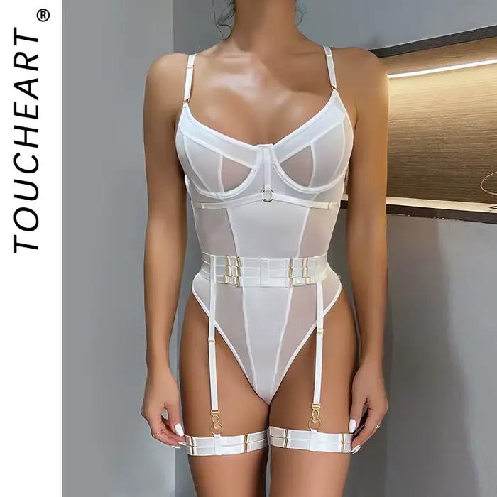 Ensemble de lingerie sexy pour femmes, sous-vêtements, soutien-gorge en dentelle, bretelles de poitrine, lingerie, super chaud, attrayant, événement