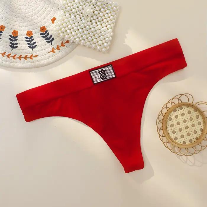 Lingerie sexy VS pour femmes, culottes sans couture en dentelle, tongs confortables et respirantes, sous-vêtements taille haute Victoria's Secret