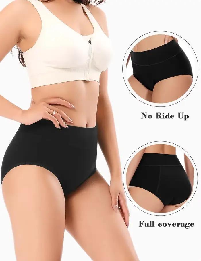 Culotte en coton et élasthanne imperméable pour femmes protection maximale période menstruelle incontinence postpartum