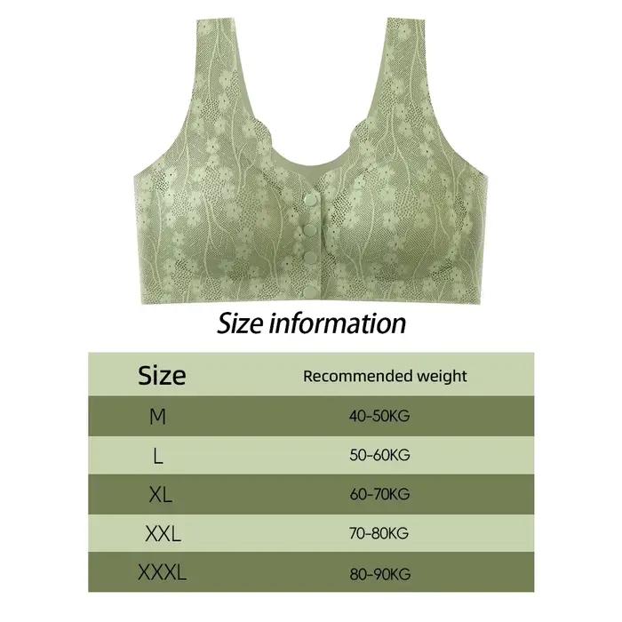 Soutien-gorge en dentelle sans couture pour femme d'âge moyen, soutien-gorge respirant sans anneau en acier, sous-vêtement Ice InjSports Y-Gathering