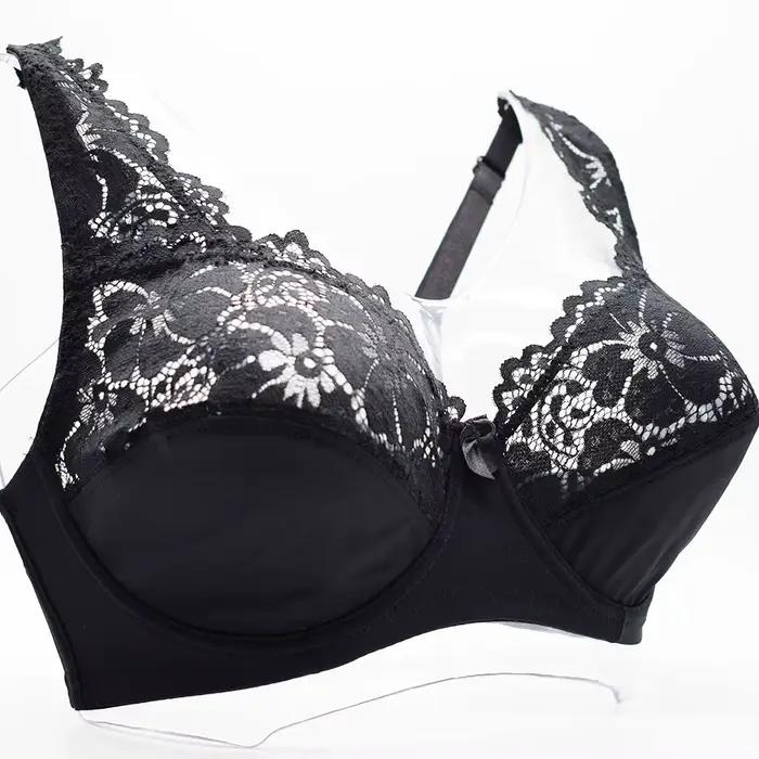 Soutien-gorge à armatures en dentelle florale pour femmes, lingerie sexy, soutien-gorge grande taille, sous-vêtements féminins, bonnet B, C, D, E, F