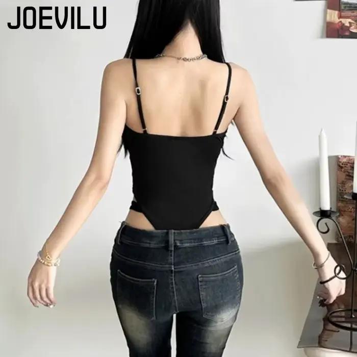 Čierny Y2K body pre ženy