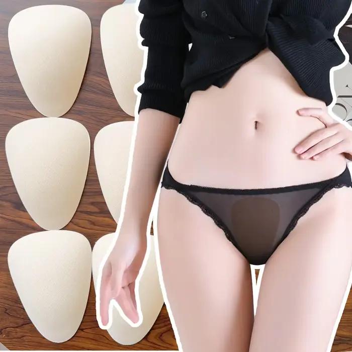 Culotte anti-cernes à bout de chameau pour femmes, éponge douce, réutilisable pour sous-vêtements, couverture de confidentialité, Invisible, auto-adhésif, coussinet de chameau sans couture