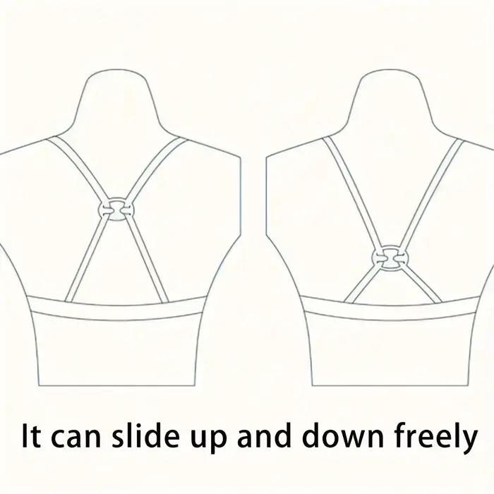Boucle antidérapante pour sous-vêtements, 4/12 pièces, boucle de soutien-gorge Invisible, bretelles réglables en forme de cœur papillon, Clip intime