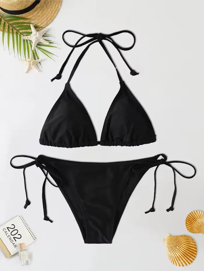 2-dielna súprava 2024 módne sexy plavky pre ženy Bikiny set Trojuholníkové