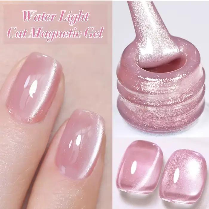BORN PRETTY 10ml strieborný vodný svetelný mačací gél Magnetický lak na nechty Príslušenstvo Polotrvalý gélový lak na