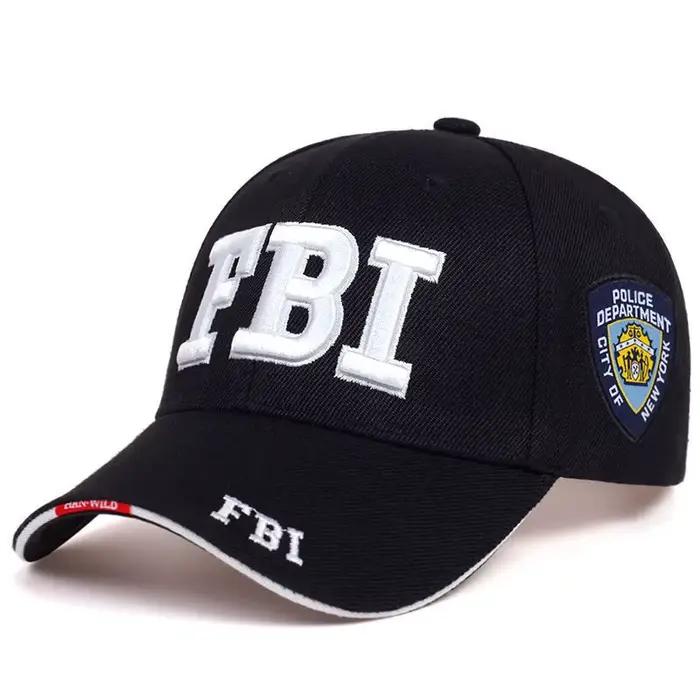 Kanye FBI písmená módne bejzbalové čiapky pre mužov ženy žena muž Športové šiltovky
