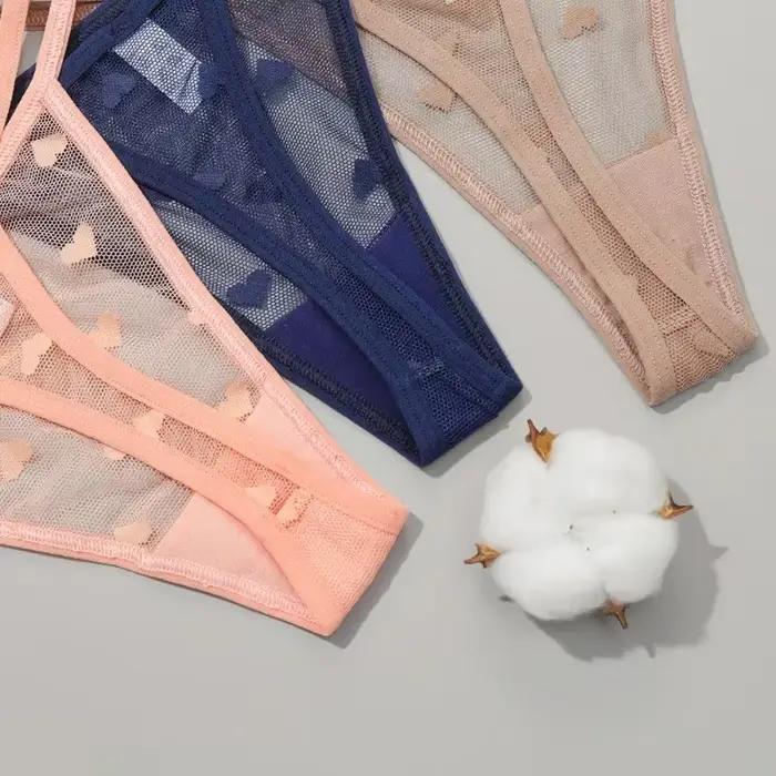Sexy čistá čipka tangá nohavičky spodná bielizeň pre ženy nízky pás