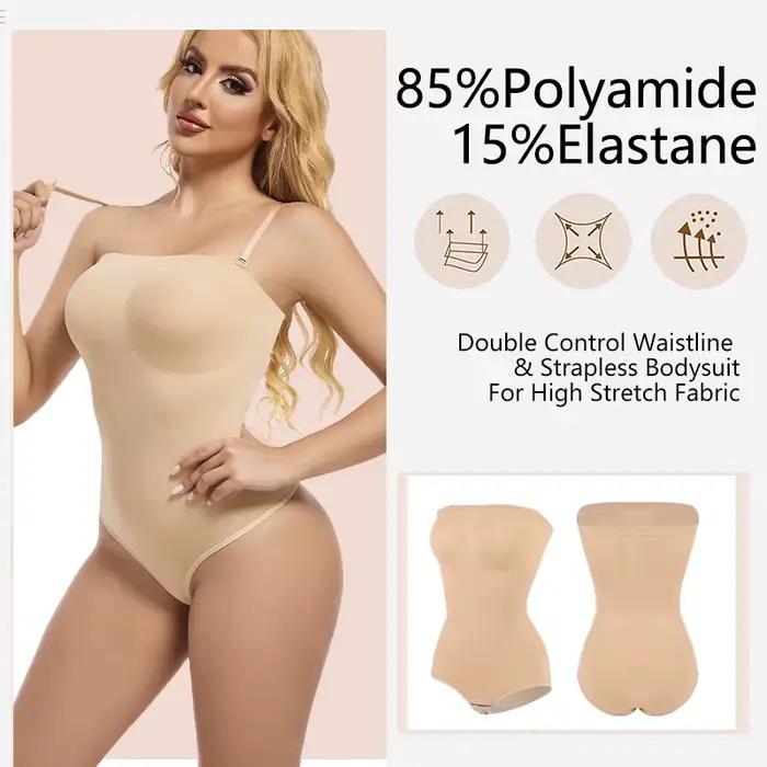 Justaucorps sexy sans bretelles en polyamide pour femmes, body shaper miss moly, confort ferme et ajustement parfait pour maintenir votre silhouette, idéal pour les soirées, les rendez-vous romantiques et les présentations professionnelles