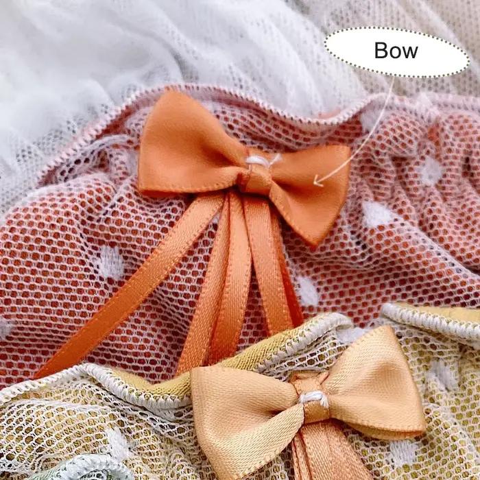 Culotte en coton à volants en dentelle pour femmes, grande taille, sous-vêtements féminins, slips en coton, doux, nœud mignon, TANSexy, 6XL, 7XL