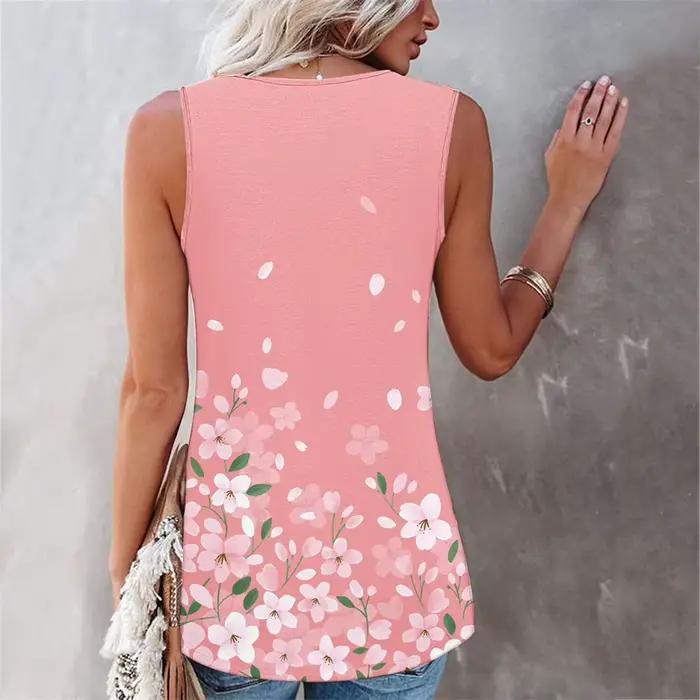 T-shirt féminin décontracté avec décoration florale pour les femmes, idéal pour les journées estivales et les occasions spéciales