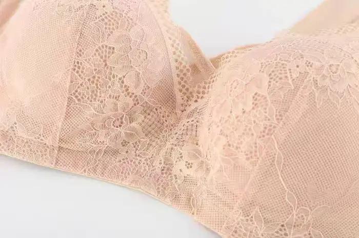 Grande taille bâton sur soutien-gorge B C tasse Sexy dentelle soutien-gorge pour femmes grande taille couverture complète mode noir Lingerie sous-vêtements M L LL 3L 4L 5L