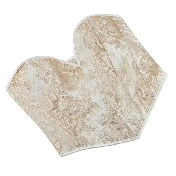 Corset et bustier pour femme, haut court, sexy, cochon bust, brocart, fleur, à lacets, grande taille, torse court, doré