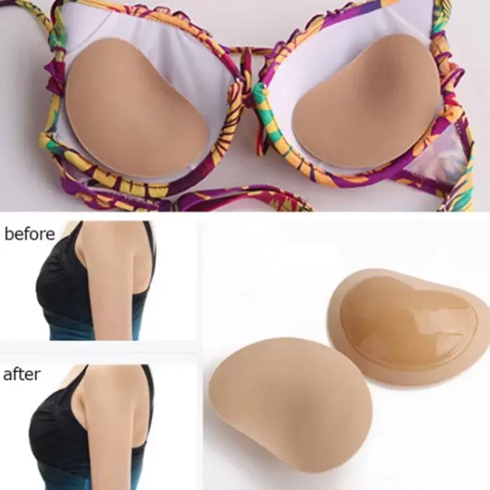 Coussinets de soutien-gorge collants, Inserts de rembourrage amovibles, bonnets de poitrine, rembourrage Push Up épais, coussins de soutien-gorge invisibles, coussinets Push Up pour le soutien-gorge