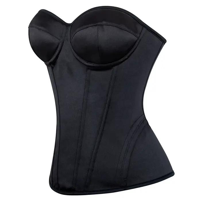 Corset en polyester et élasthanne pour femmes, bustier gothique chic et structurant pour tous les jours, streetwear et occasions spéciales