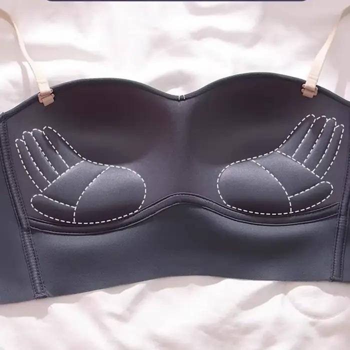 Soutien-gorge tubulaire pour femme avec petits seins, soutien-gorge push-up anti-exposition, sans jantes, soutien-gorge rétractable pour la poitrine, style optique, nouveau