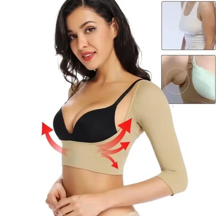 Haut de bras shaper pour femmes, gaine de bras sculpteur invisible, rehausseur de poitrine, soutien de posture, hauts de compression pour les occasions quotidiennes et spéciales
