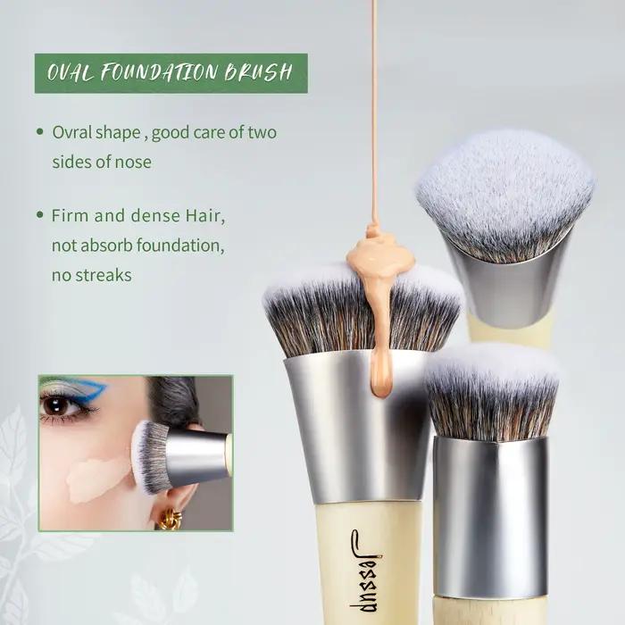 Jessup – súprava prémiových syntetických kefiek na make-up