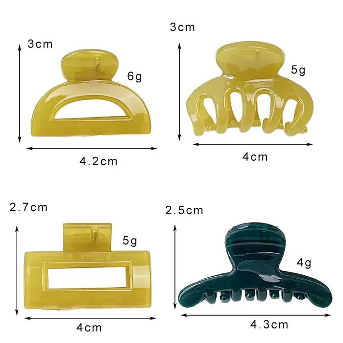 Malá geometrická spona do vlasov