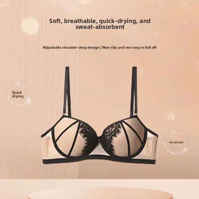 Soutien-gorge rembourré sans fil de 12 cm pour petits seins, soutien-gorge Demi sexy demi-tasse avec effet push up maximum, soutien-gorge ultra confortable sans armatures