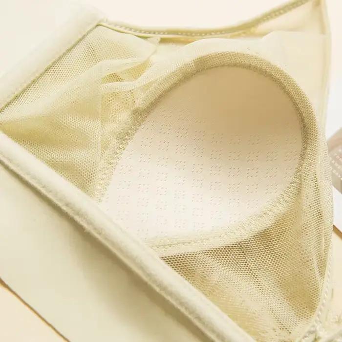 Soutien-gorge Push Up en dentelle pour femmes, sous-vêtements en V profond, brassière sans fil, bonnet A B, dos de beauté, bonnet 3/4, Lingerie fine et Sexy