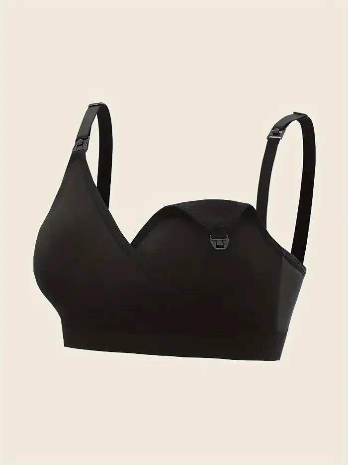 Ensemble de soutien-gorge d'allaitement respirant, sous-vêtements d'allaitement, soutien-gorge de grossesse, coupe complète, sans fil, confortable, 3 pièces