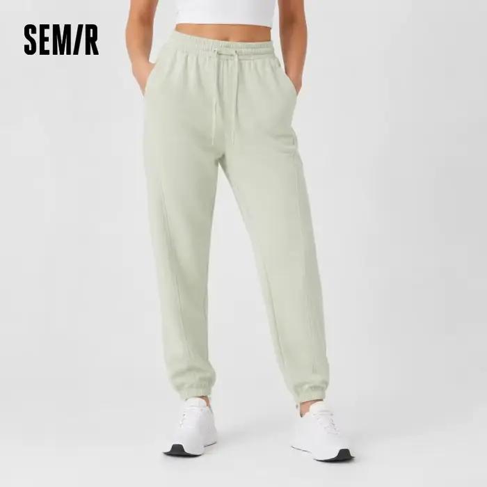 Semir dámske voľnočasové nohavice zima fleece antistatické široké