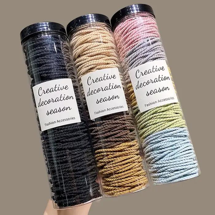 100 ks/balenie gumičky do vlasov Scrunchie jednofarebné elastické