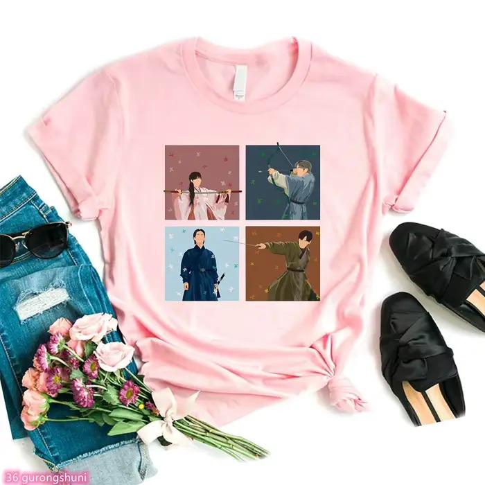 Tričko pre ženy alchýmia duší s grafickou potlačou Camiseta Mujer letné kórejské oblečenie pre