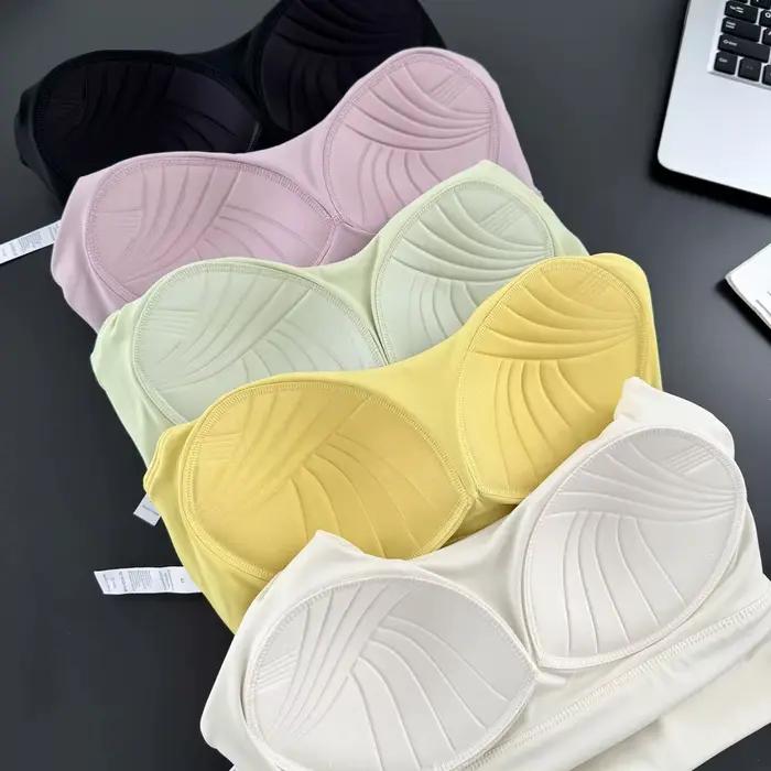 Soutien-gorge de sport intégré à bonnets fixes pour femme, débardeur d'entraînement dos nu pour la course, le fitness, le yoga et la corde à sauter