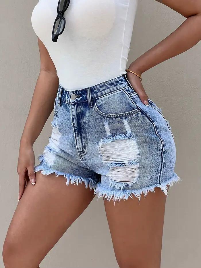 Shorts en coton vintage à taille haute pour femmes, style chic et confortable, idéal pour les journées estivales et les occasions spéciales